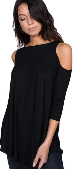 Swing top, cold shoulder - Picture 2 of 4